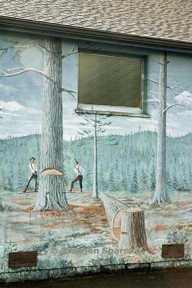 sweet home mural graphic